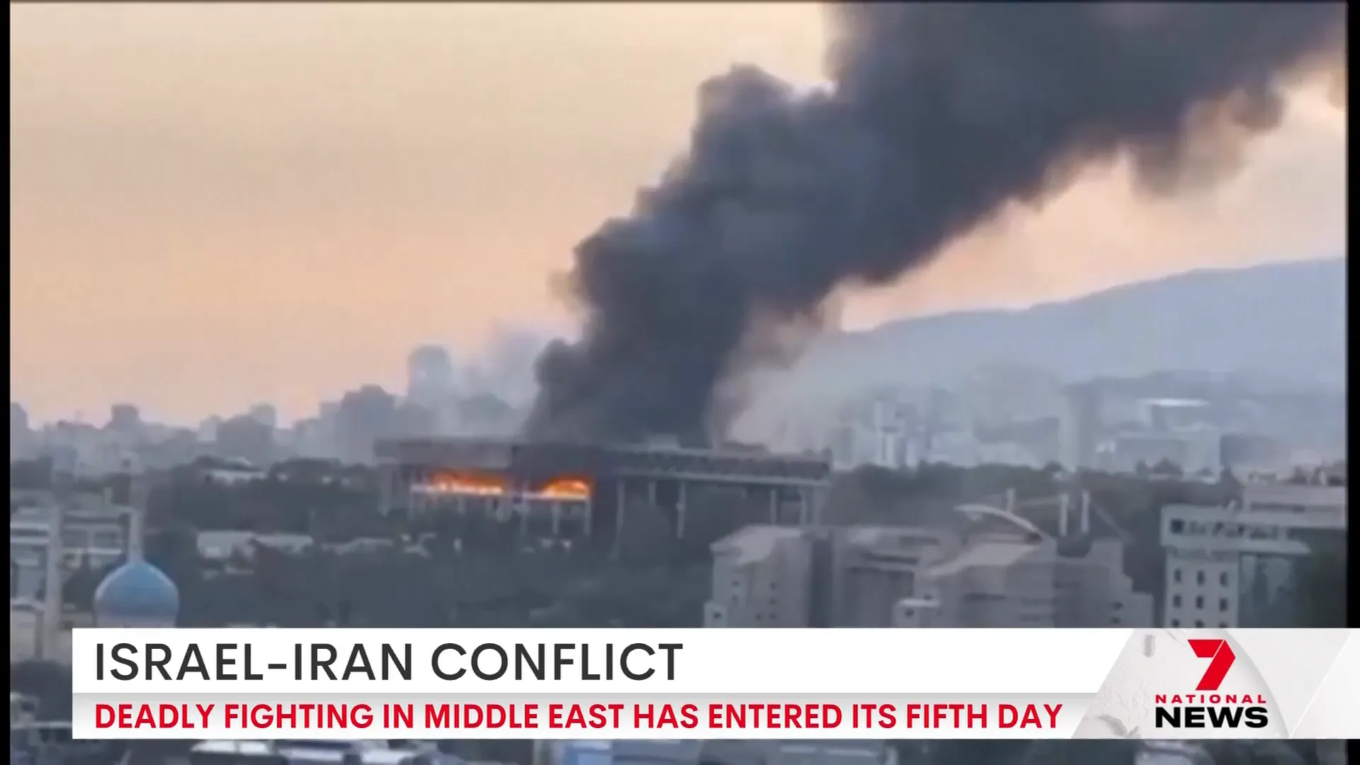 Missile launch site targeted in Iranian territory