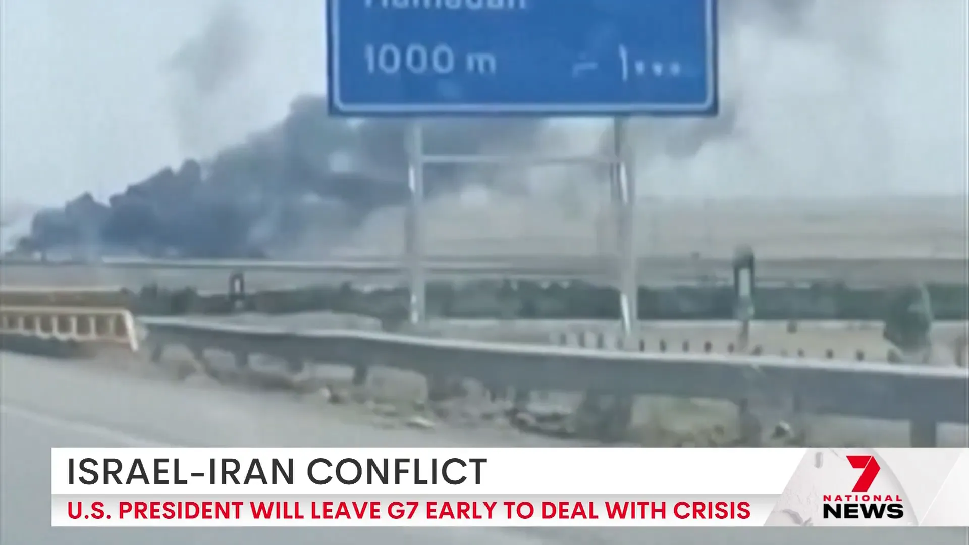 Heavy traffic as Iranians flee Tehran early morning