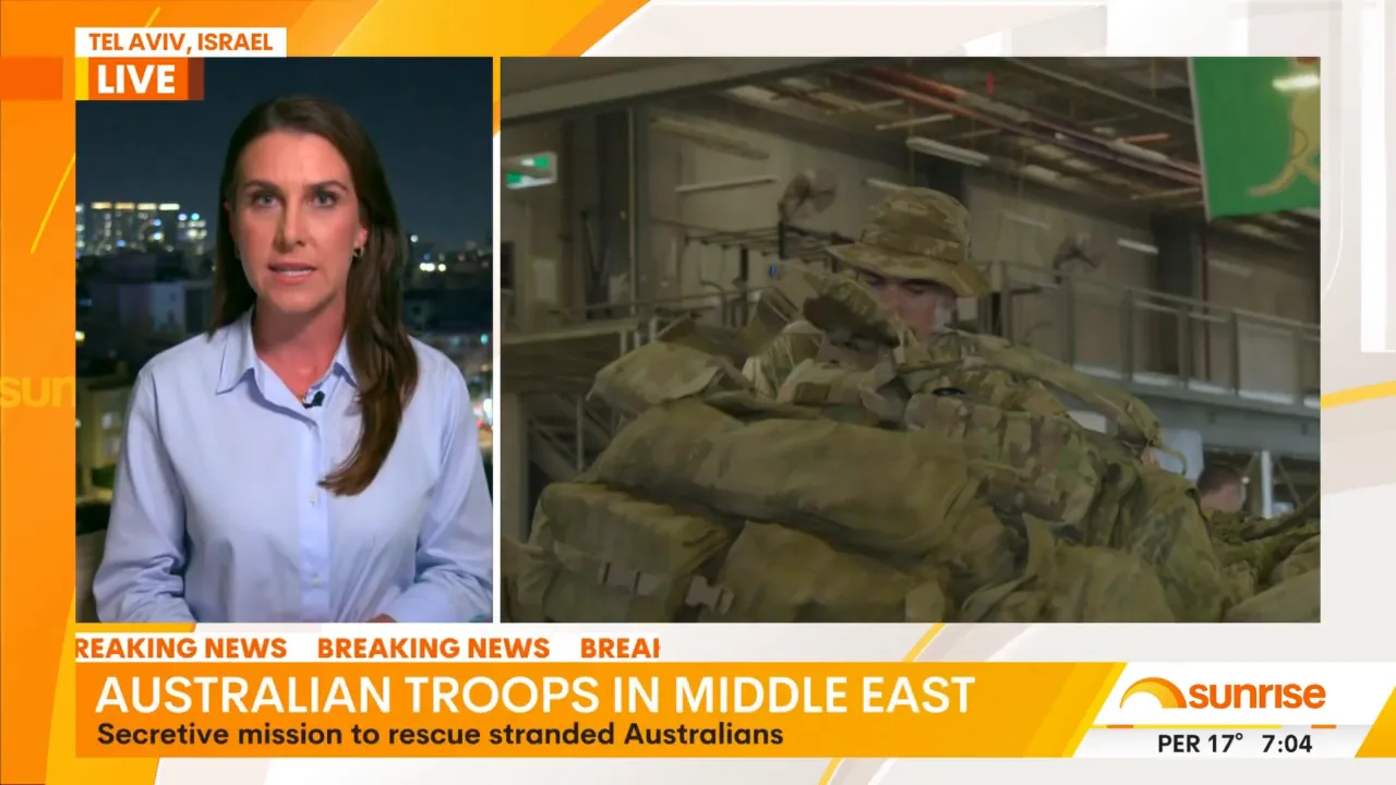 Australian troops deployed in the Middle East