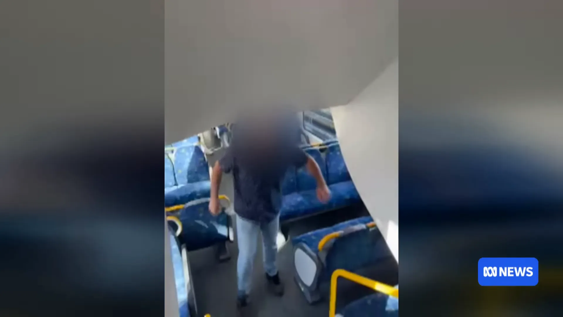 A tense moment during the confrontation as attackers shout at the brothers