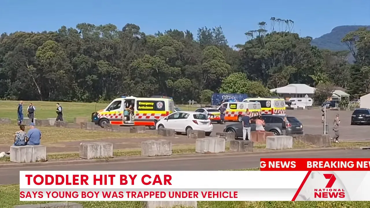 Paramedics and retrieval team preparing to transfer the child to an airlift