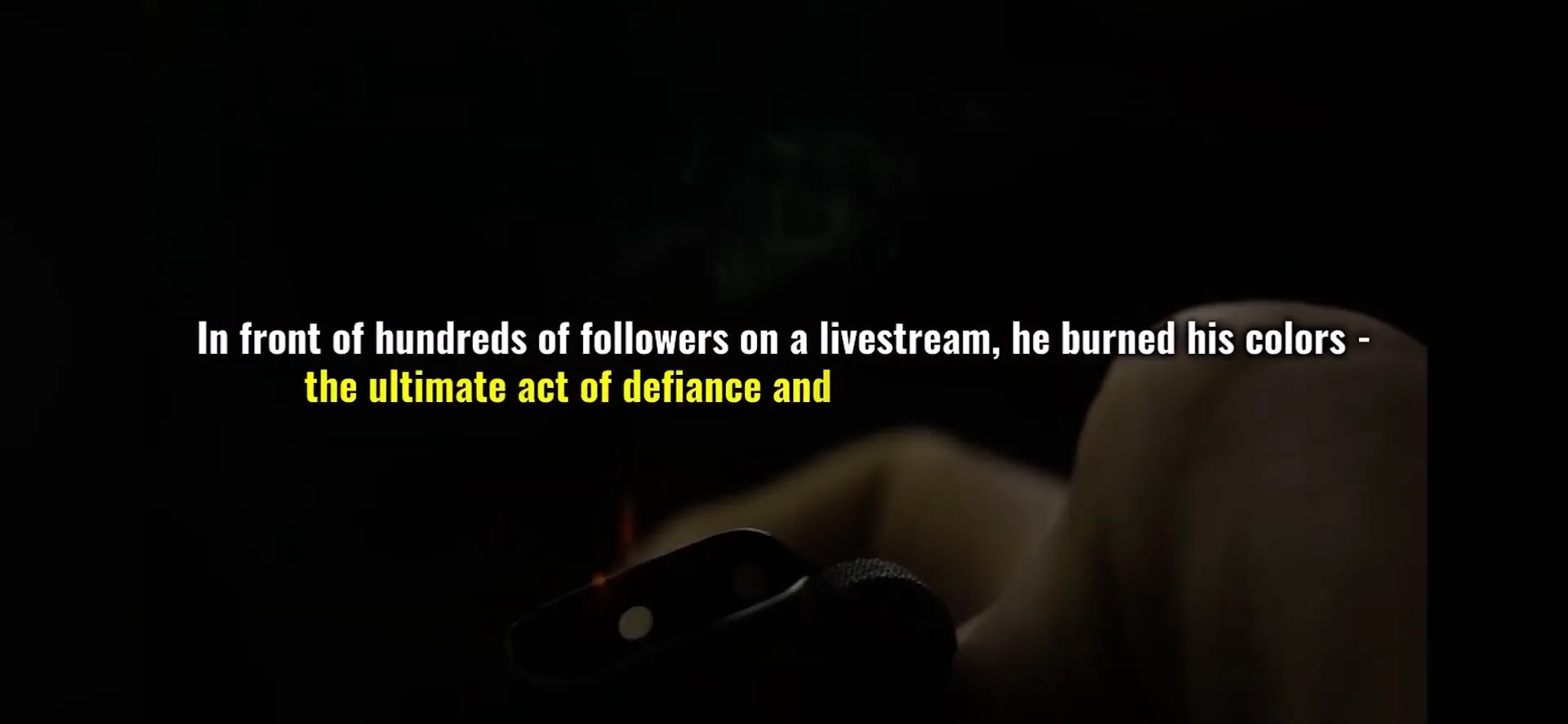 Modi Tajour burning his Nomads colors live on stream
