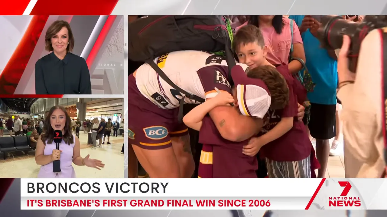 Two premiership trophies en route to Brisbane