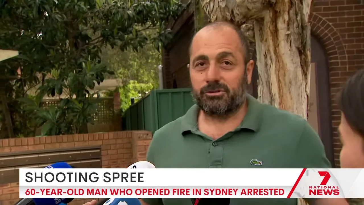 Resident speaking about hearing gunshots