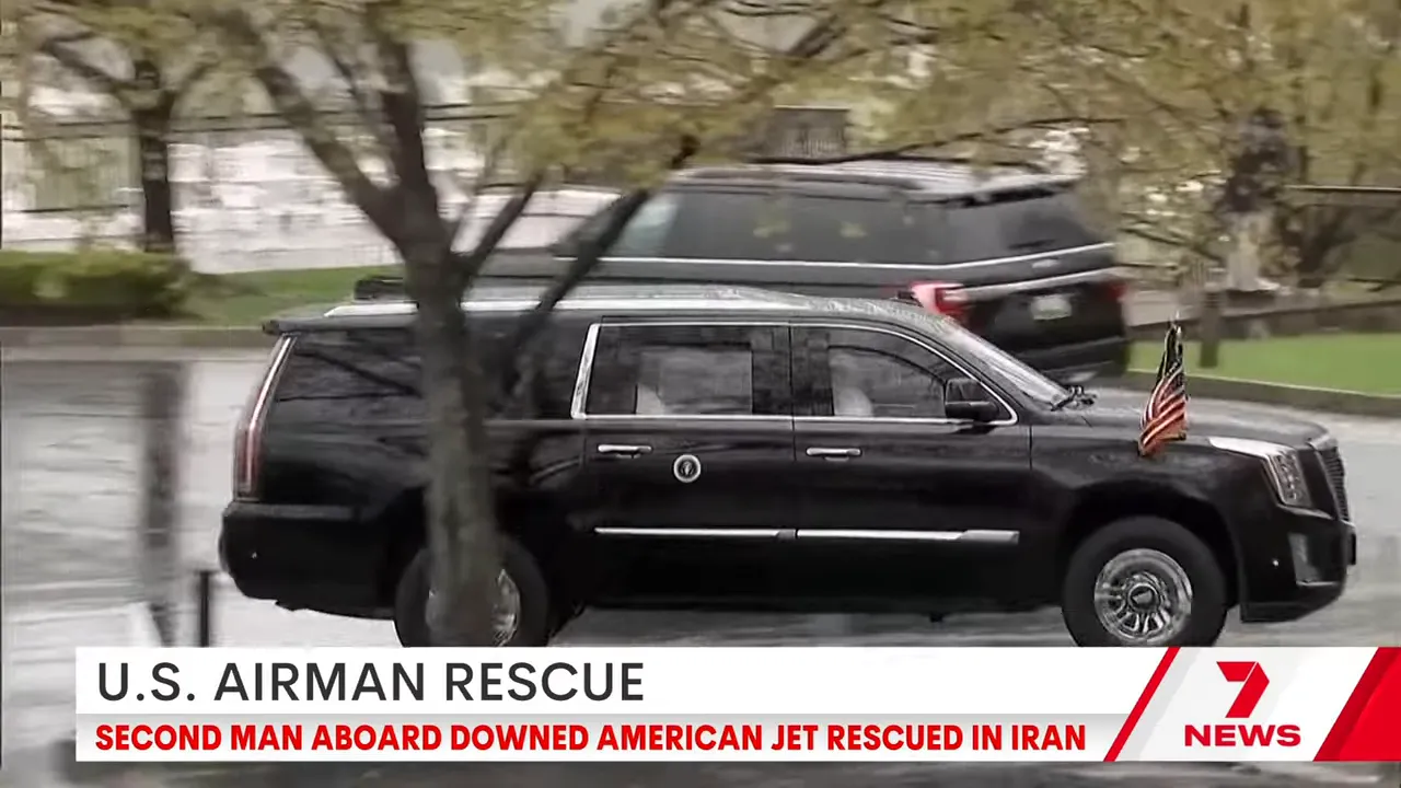 Black armored recovery vehicle transporting personnel during an American airman rescue in Iran