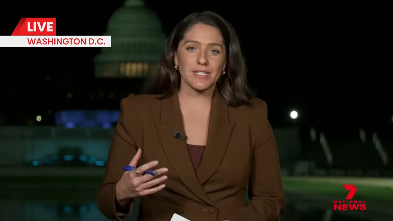 Live National News correspondent in Washington D.C. presenting analysis on timing after Trump’s address