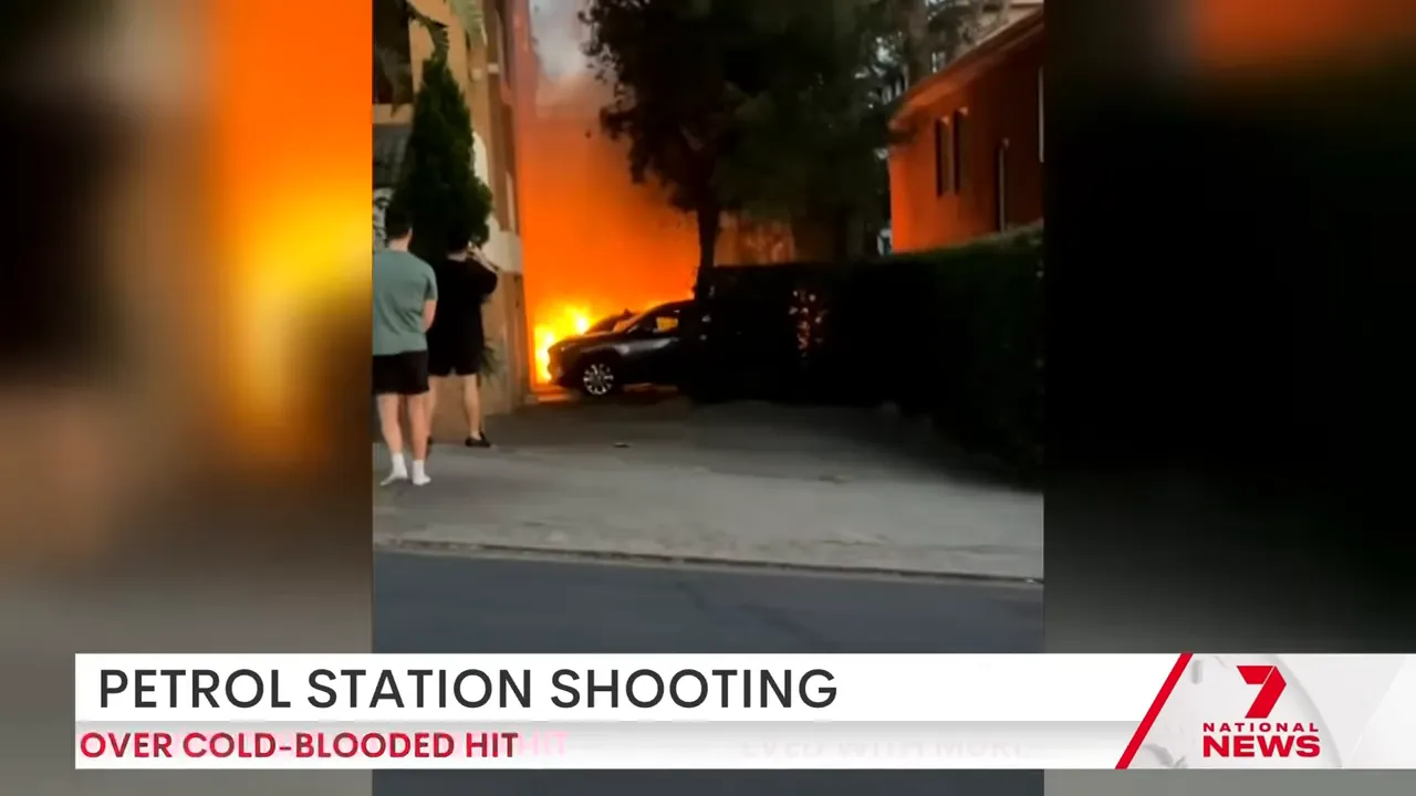 Burnt-out Porsche found in a Kensington unit block car park