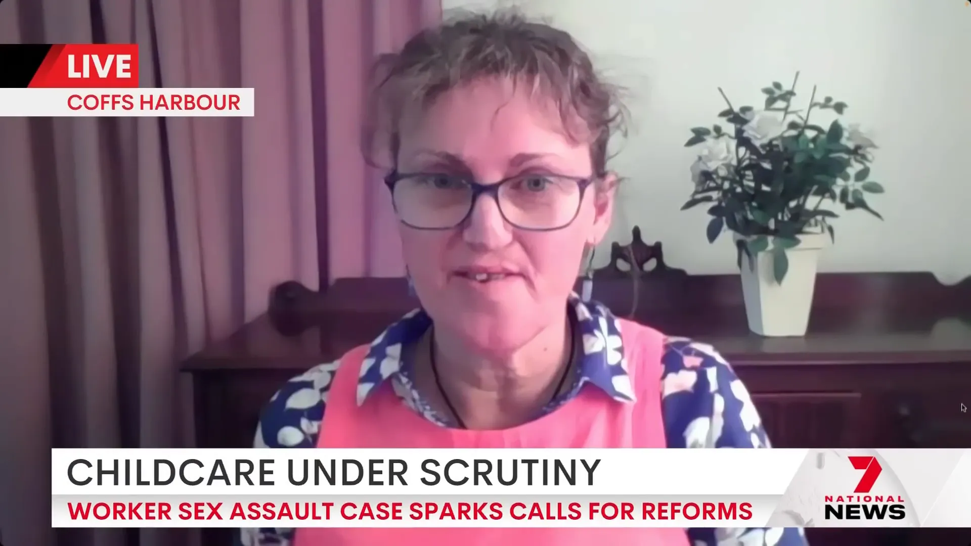 Dr. Marg Rogers discussing childcare reforms