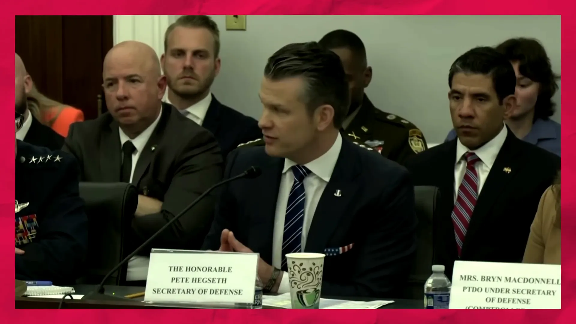 US Defense Secretary Pete Hegseth commenting on drone warfare