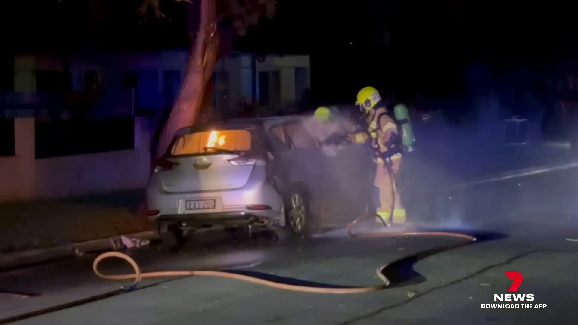 Torched Corolla vehicle linked to the shooting