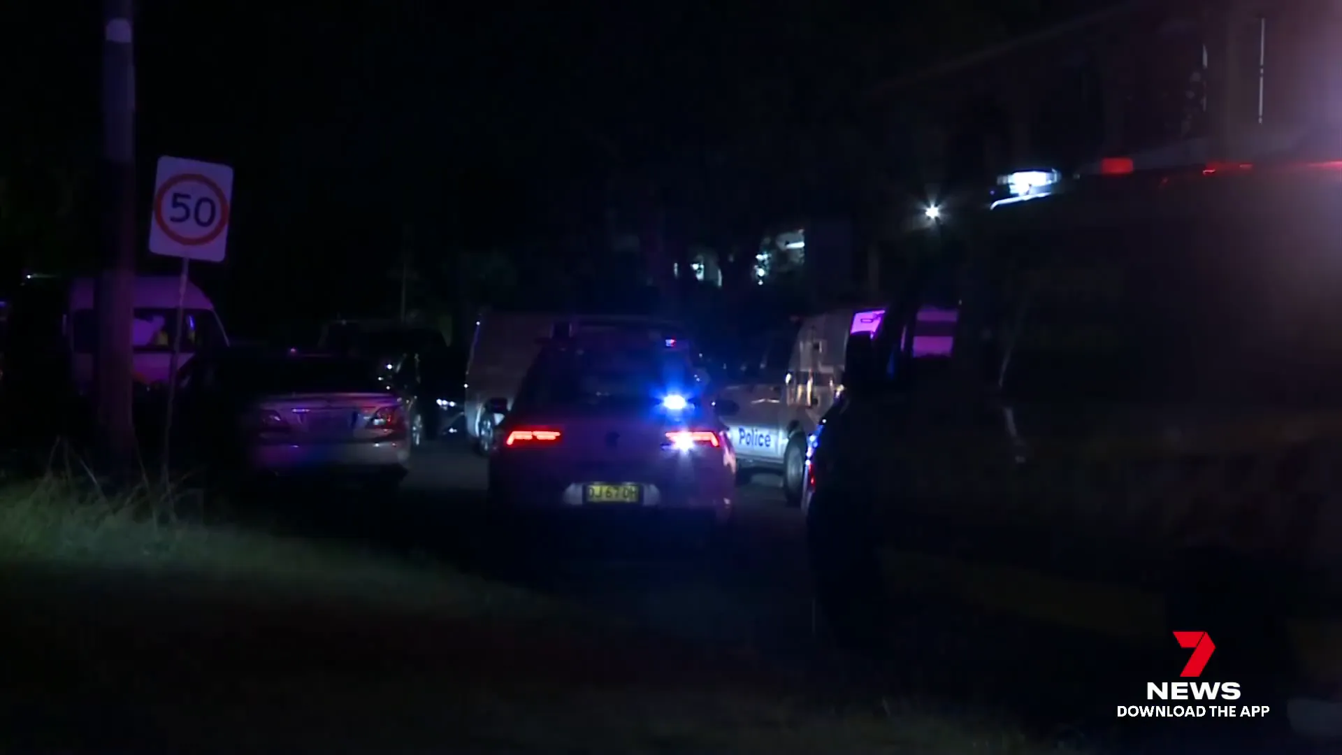 John Versace cornered near garage door during shooting