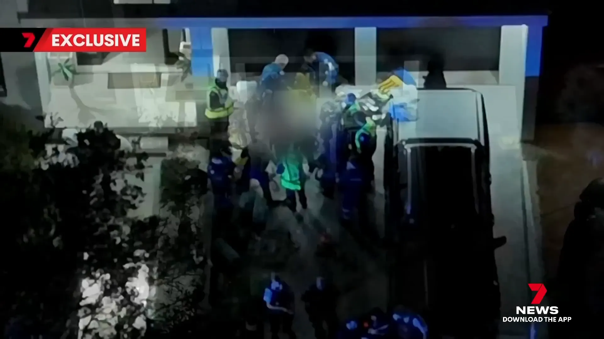 John Versace's driveway crime scene at Condell Park