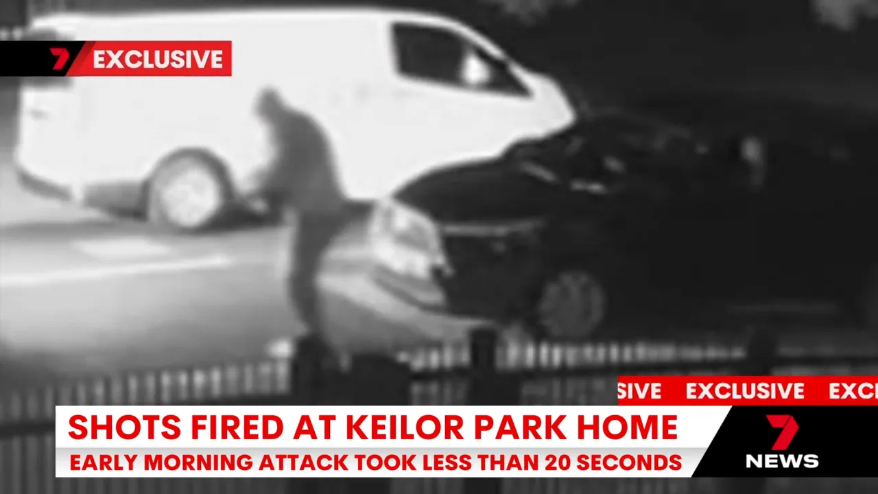 Offenders driving away after shooting