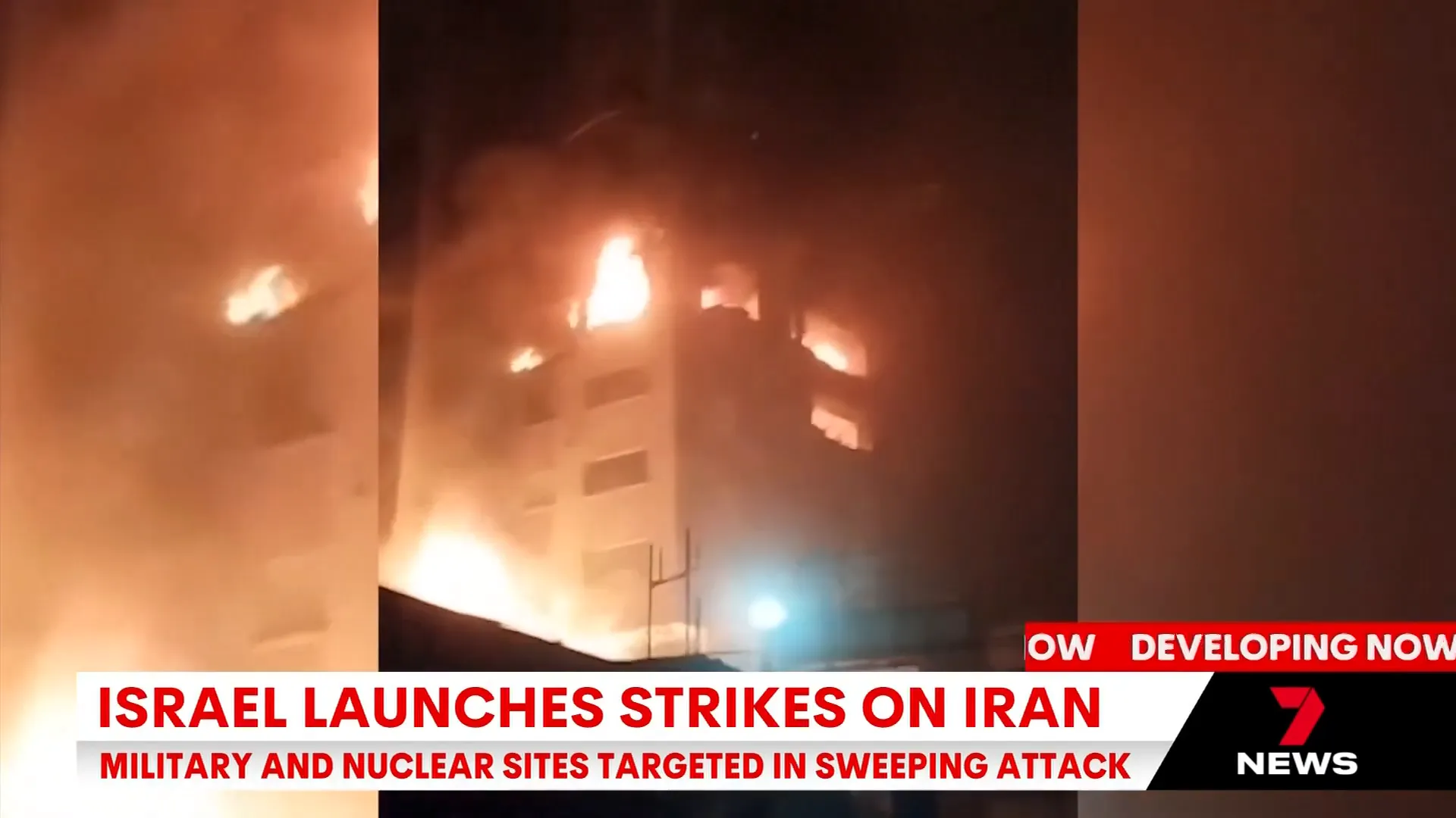 Explosions shake Tehran during Israeli airstrikes