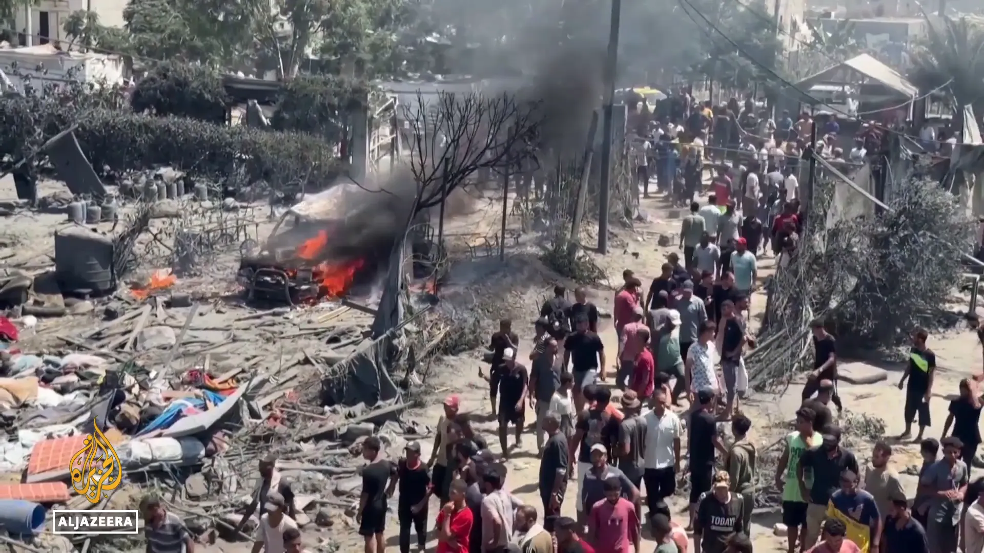 Protests and demonstrations related to displacement