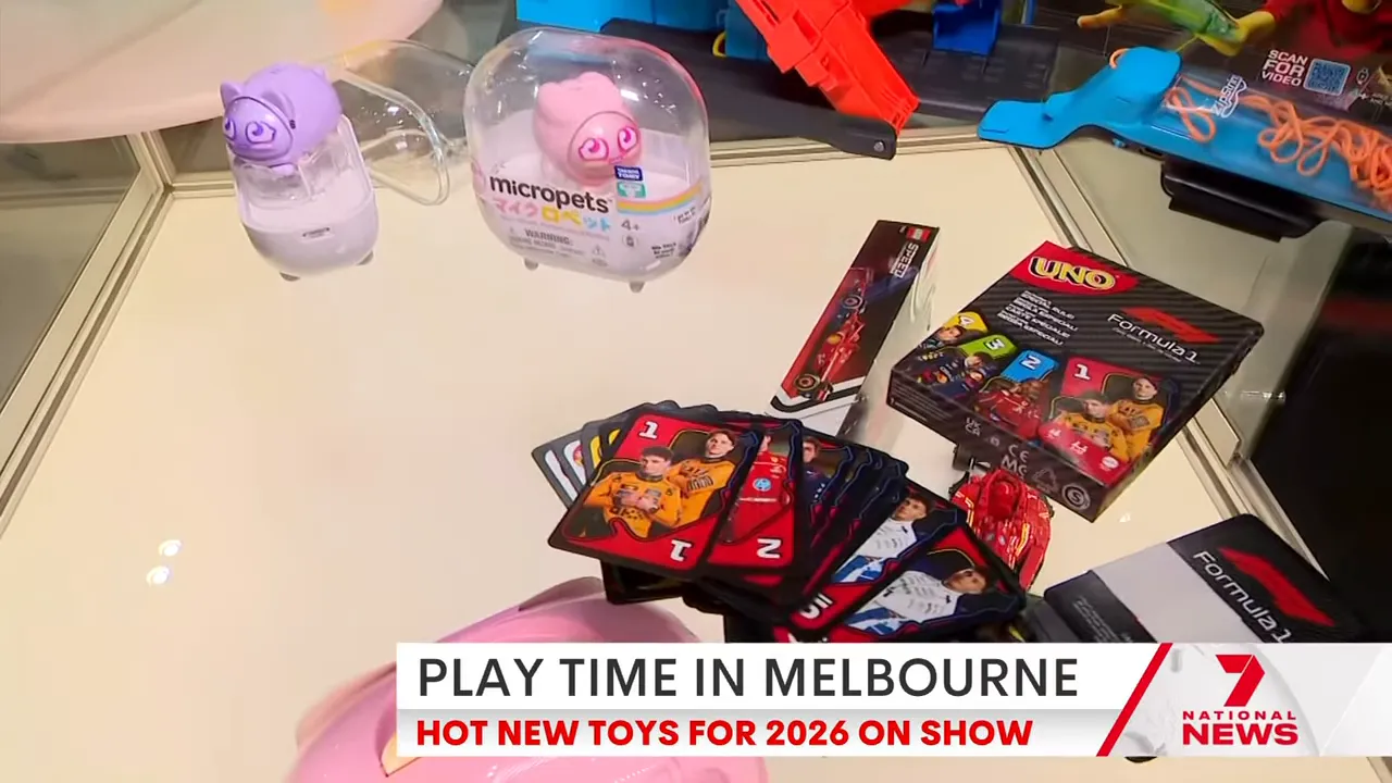 Uno Formula One edition box with themed player cards and Micro Pets in packaging