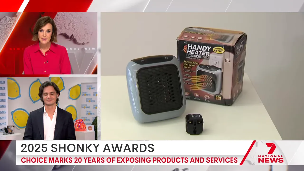 Handy Heater Turbo 800 product shown by Choice testers