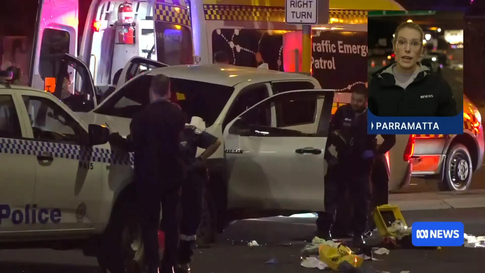 Police establish a crime scene on Church Street following the shooting