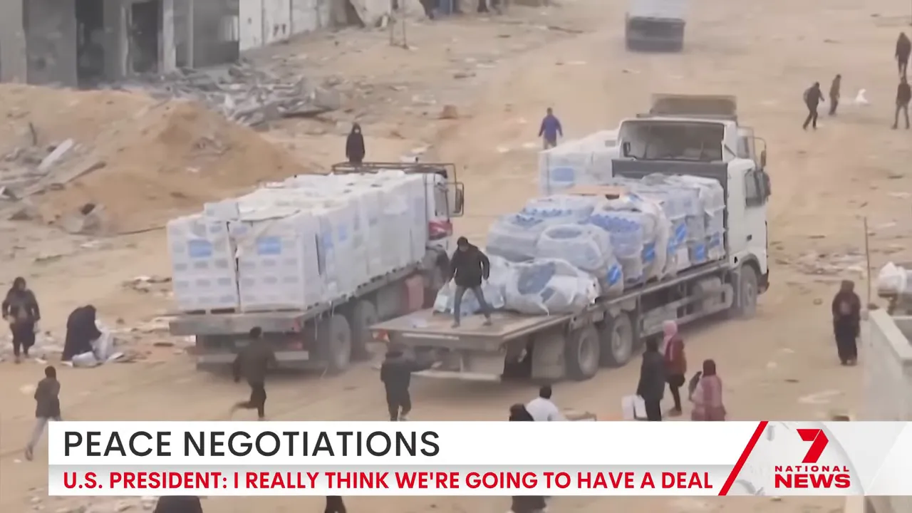 Negotiators discuss withdrawal, aid access and security arrangements