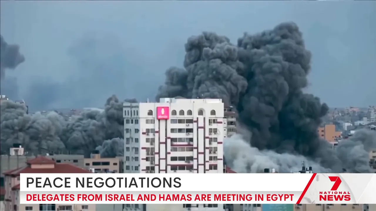 Smoke and explosions reported across Gaza during talks