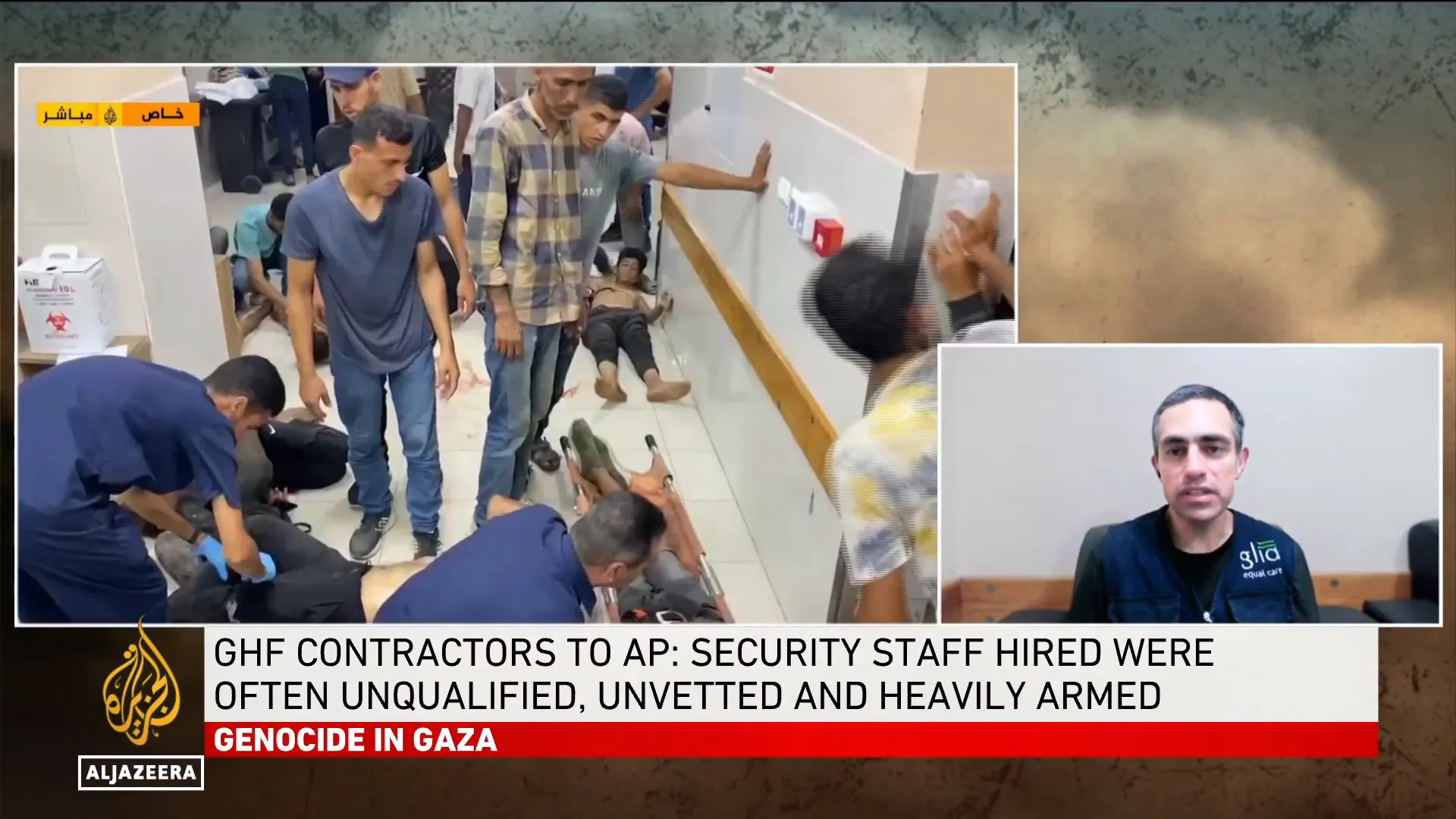 Dr. Tarek Loubani discussing injuries treated in Gaza
