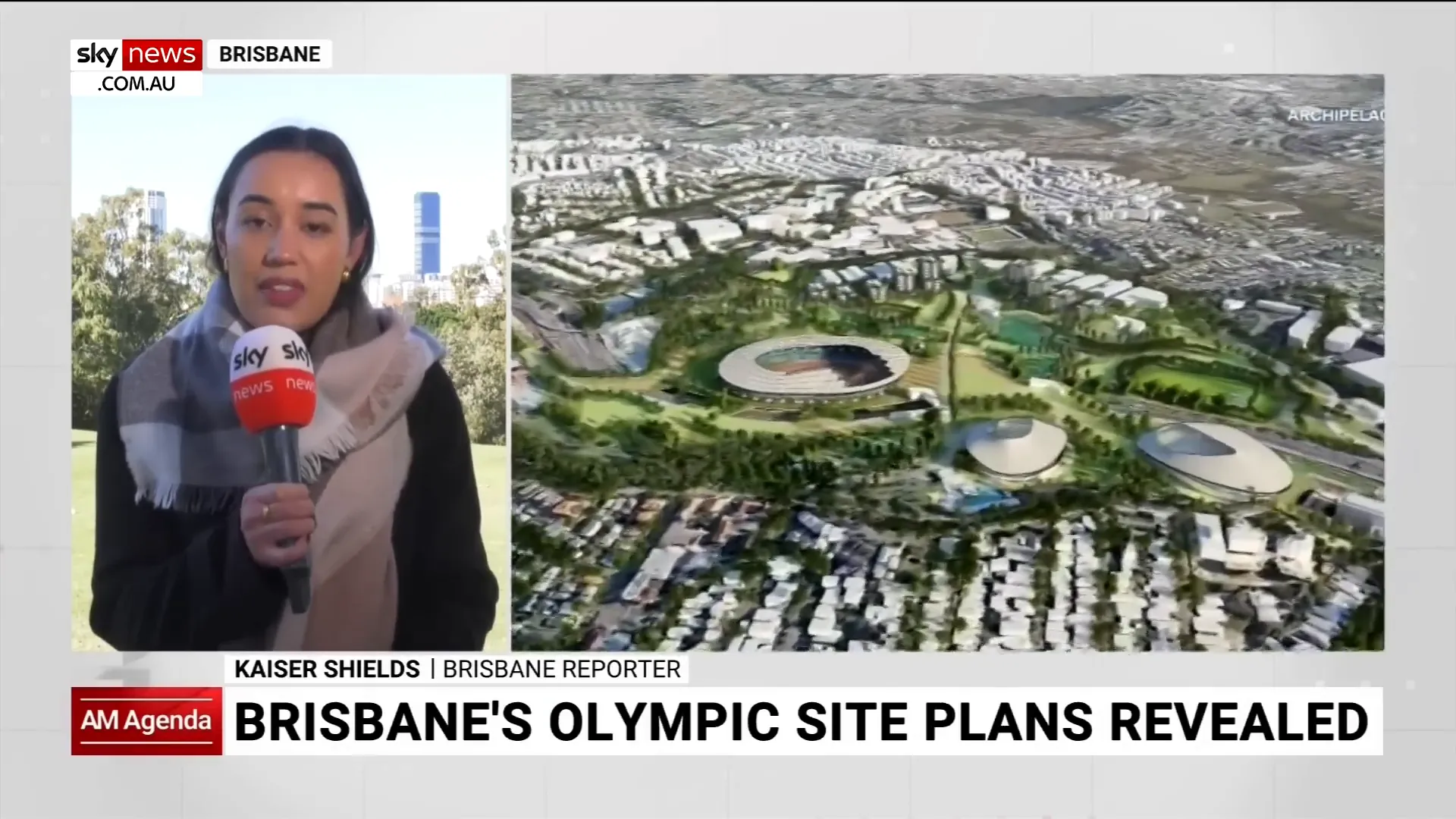 Proposed new Olympic Park train station near the inner city bike path