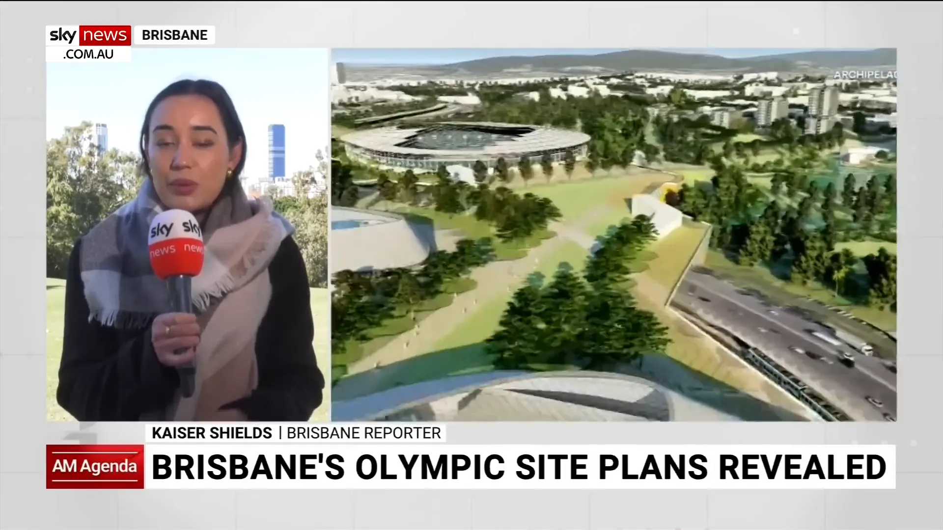 Design concept of the pedestrian bridge linking stadium to National Aquatic Centre