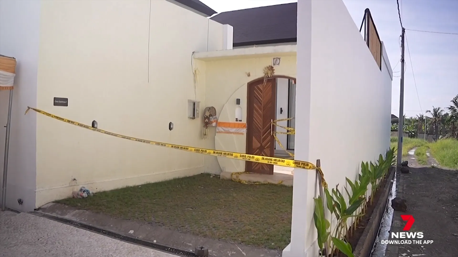 Location north of Kuta where shooting occurred