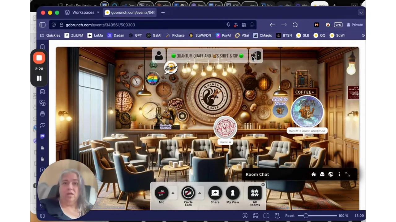 Tap anywhere to enter prompt on GoBrunch screen