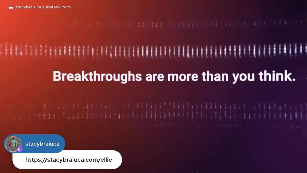 Stacy discussing breakthroughs and joy