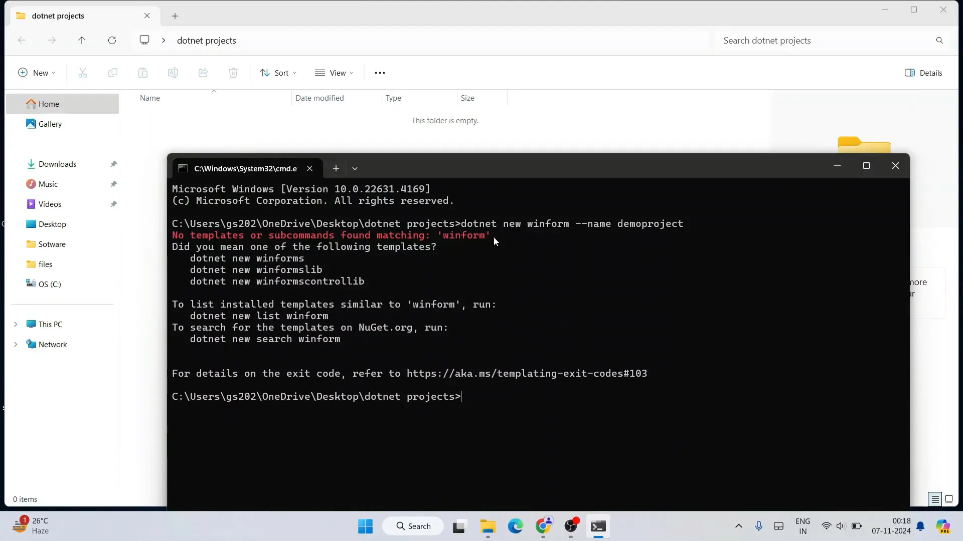 How to Install Dotnet SDK 8 on Windows 10/11 5 Creating a WinForms Project