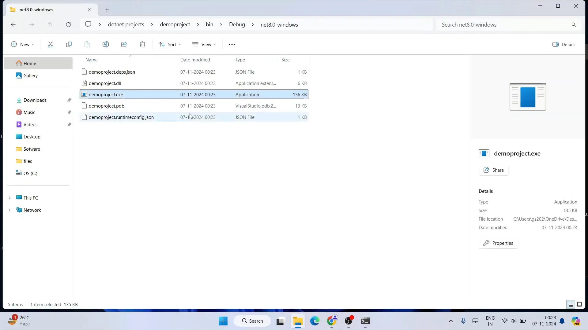 How to Install Dotnet SDK 8 on Windows 10/11 8 Running the Application