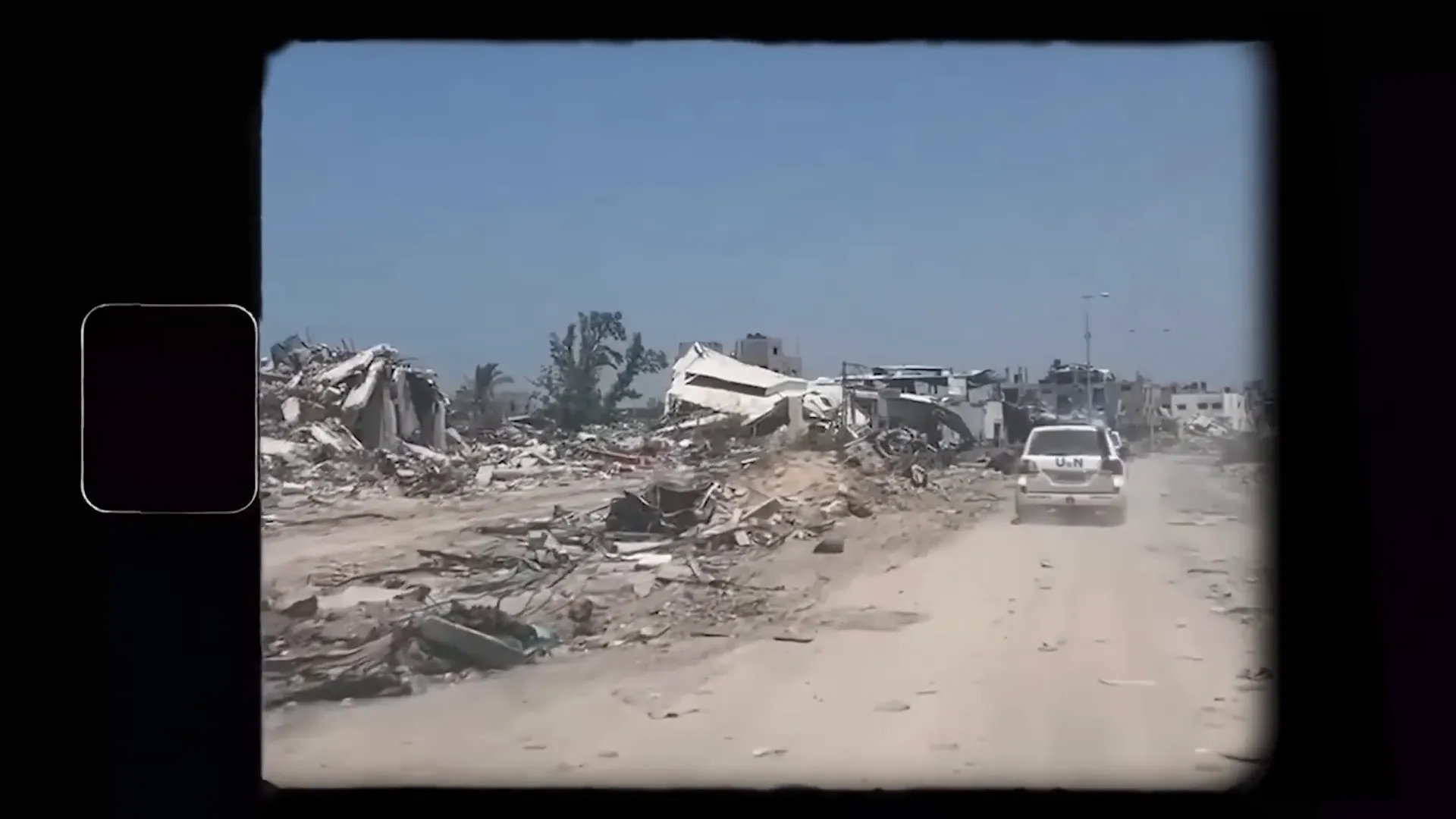 Destruction in Gaza after military operations