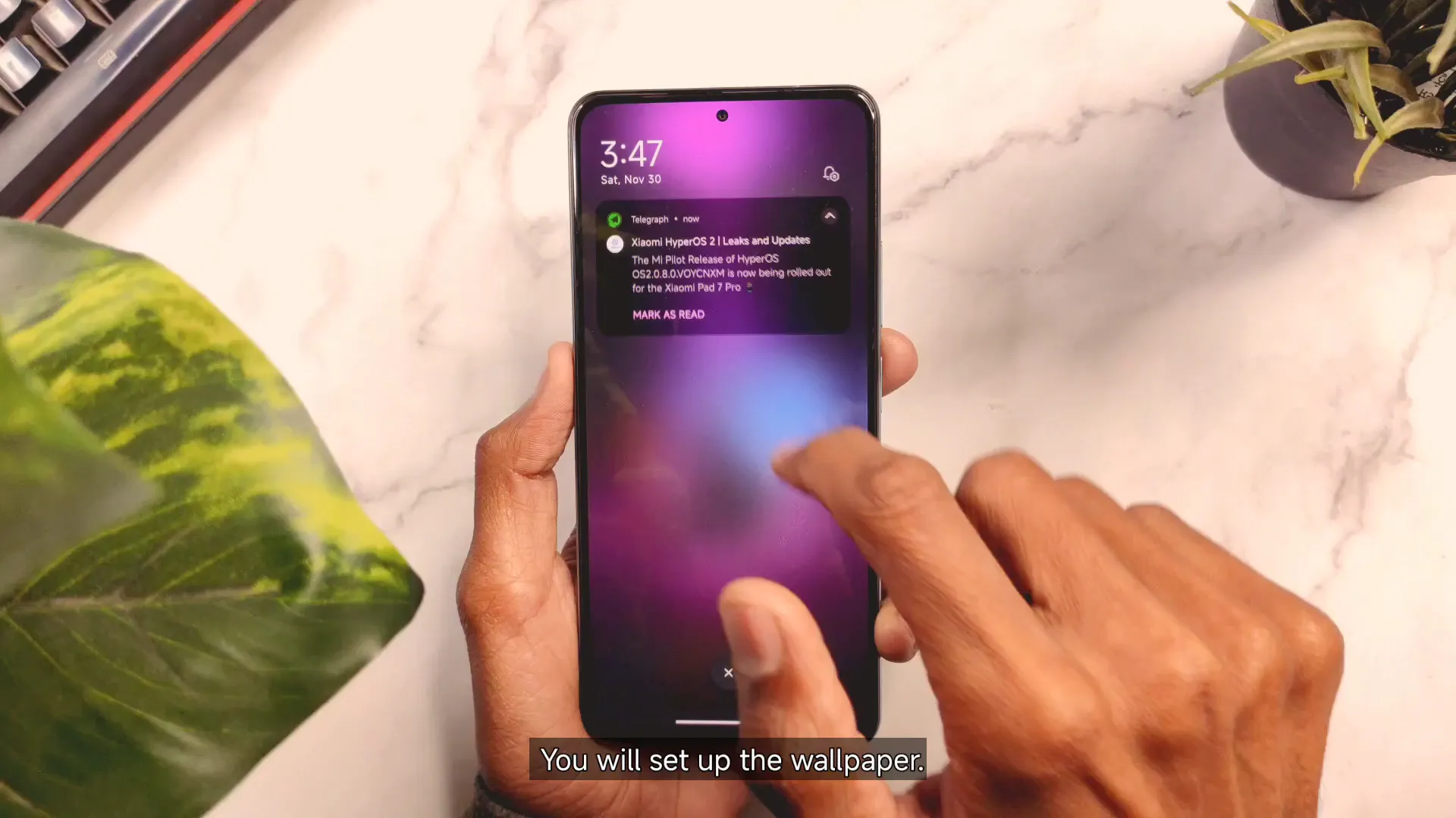 HyperOS Dark Theme Full Setup: Customize Like a Pro 5 Setting wallpaper for dark theme