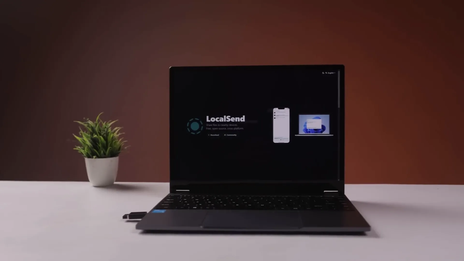 Windows Pro Customization: Unlocking the Full Potential of Your PC 9 LocalSend file transfer interface
