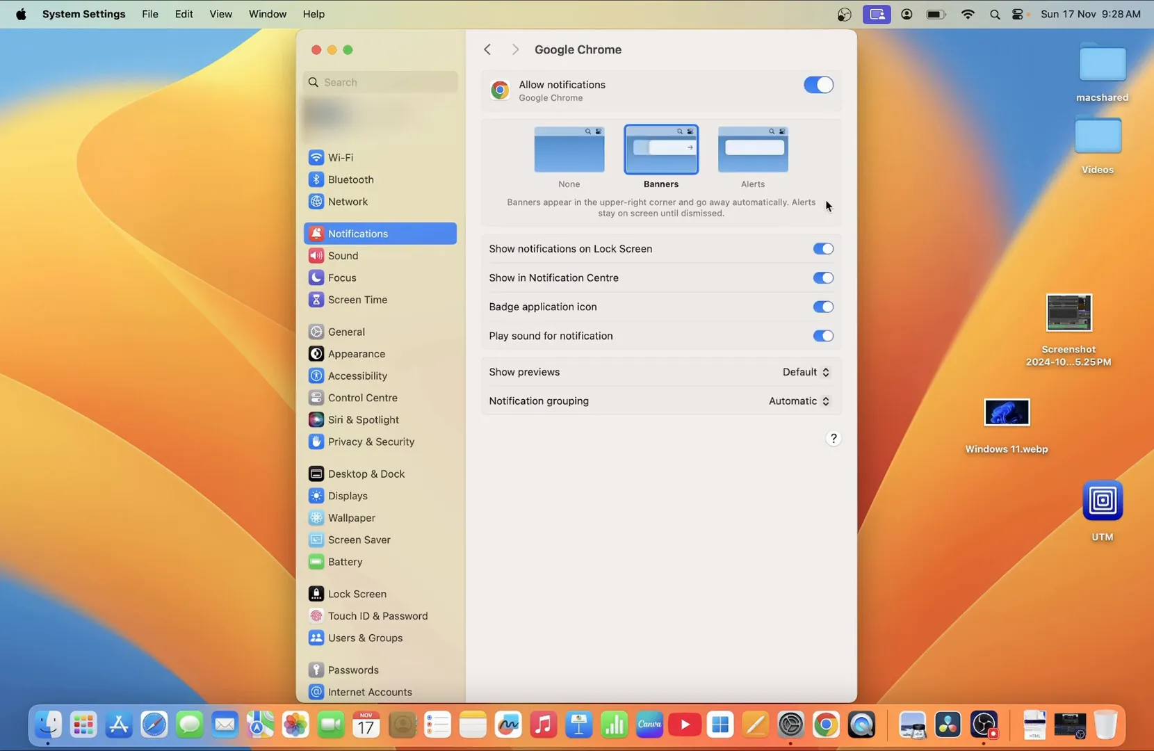 Mac Tutorial for Beginners: Essential Settings to Get Started 10 Network settings showing Wi-Fi and Bluetooth options