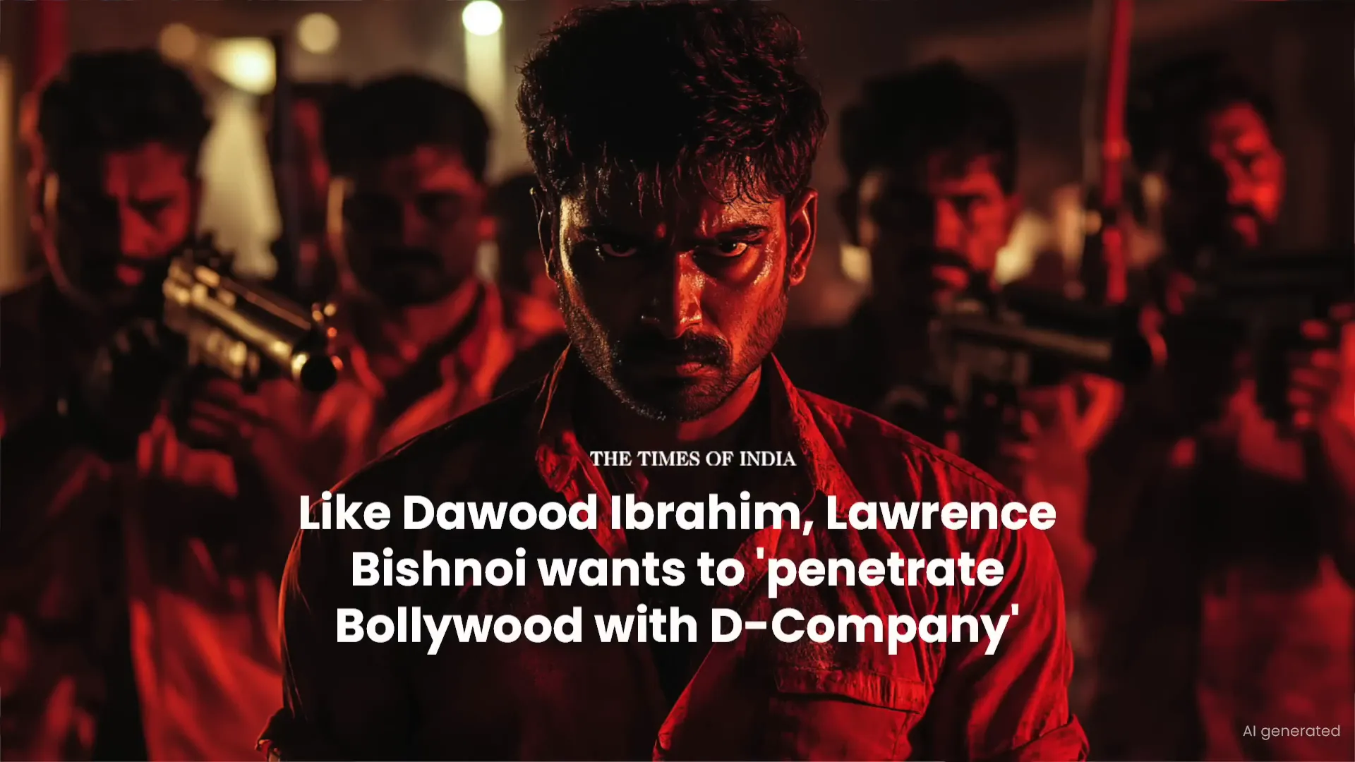 Lawrence Bishnoi as a Hindu Don