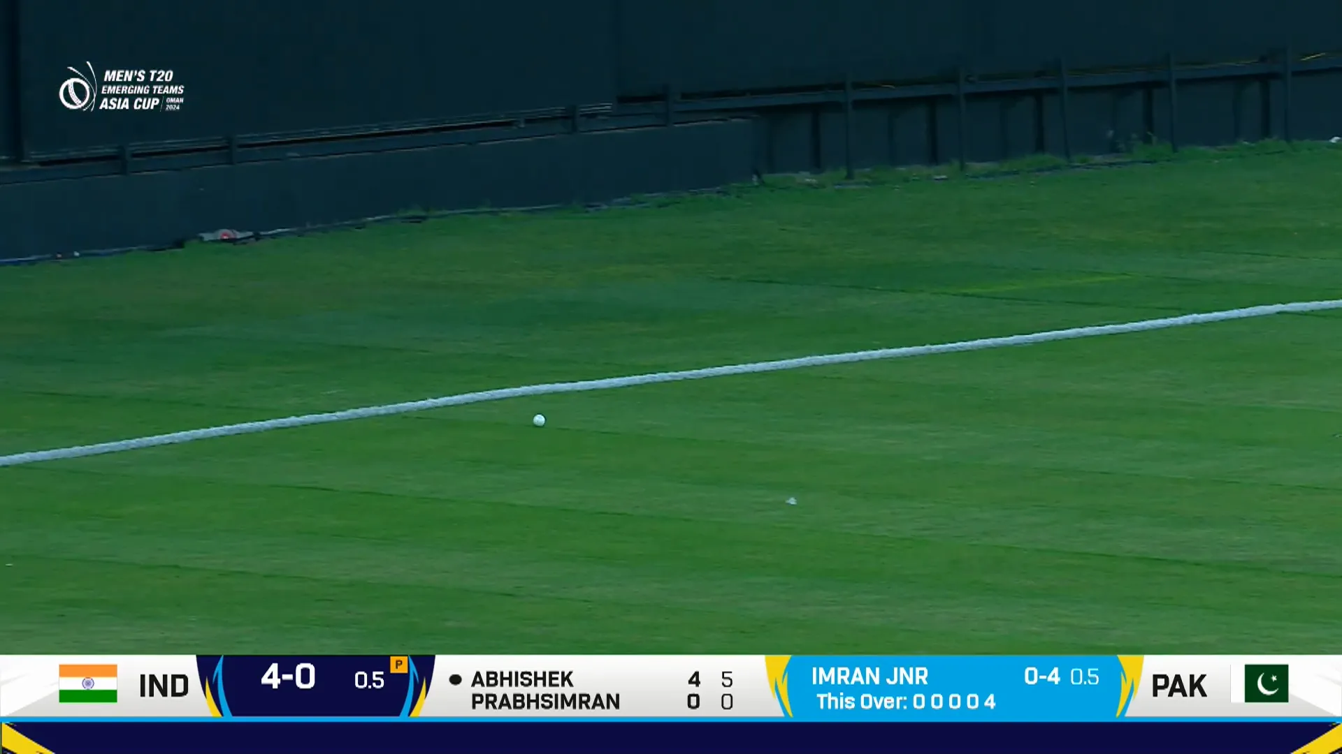 Asia Cup 2024 - India A vs Pakistan A: A Thrilling Encounter in the T20 Emerging Teams 3 Abhishek Sharma hitting a boundary