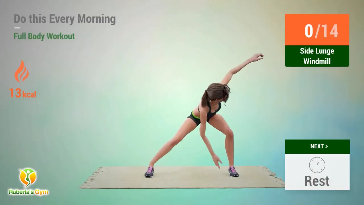 Do This Every Morning: Your Ultimate Morning Workout Routine 6 Side Lunge Windmill Exercise