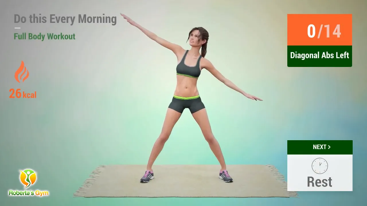 Do This Every Morning: Your Ultimate Morning Workout Routine 10 Diagonal Abs Exercise