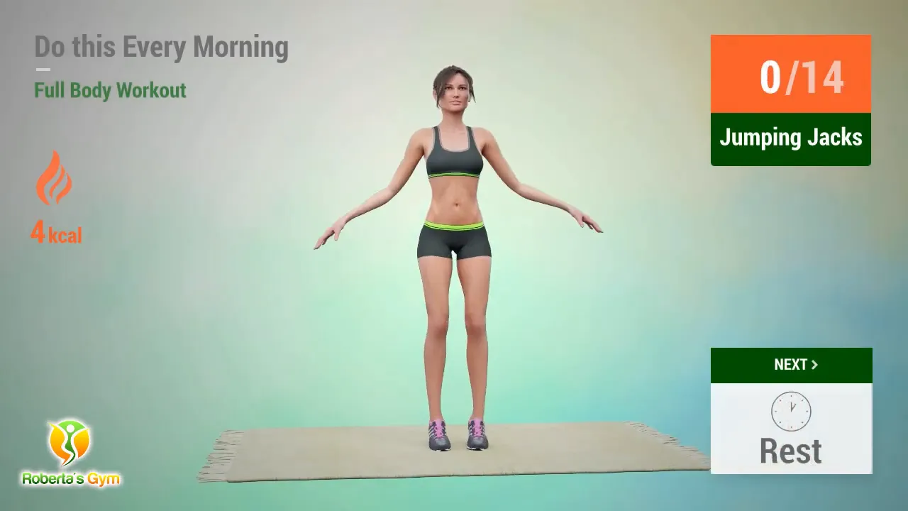 Do This Every Morning: Your Ultimate Morning Workout Routine 3 Jumping Jacks Exercise