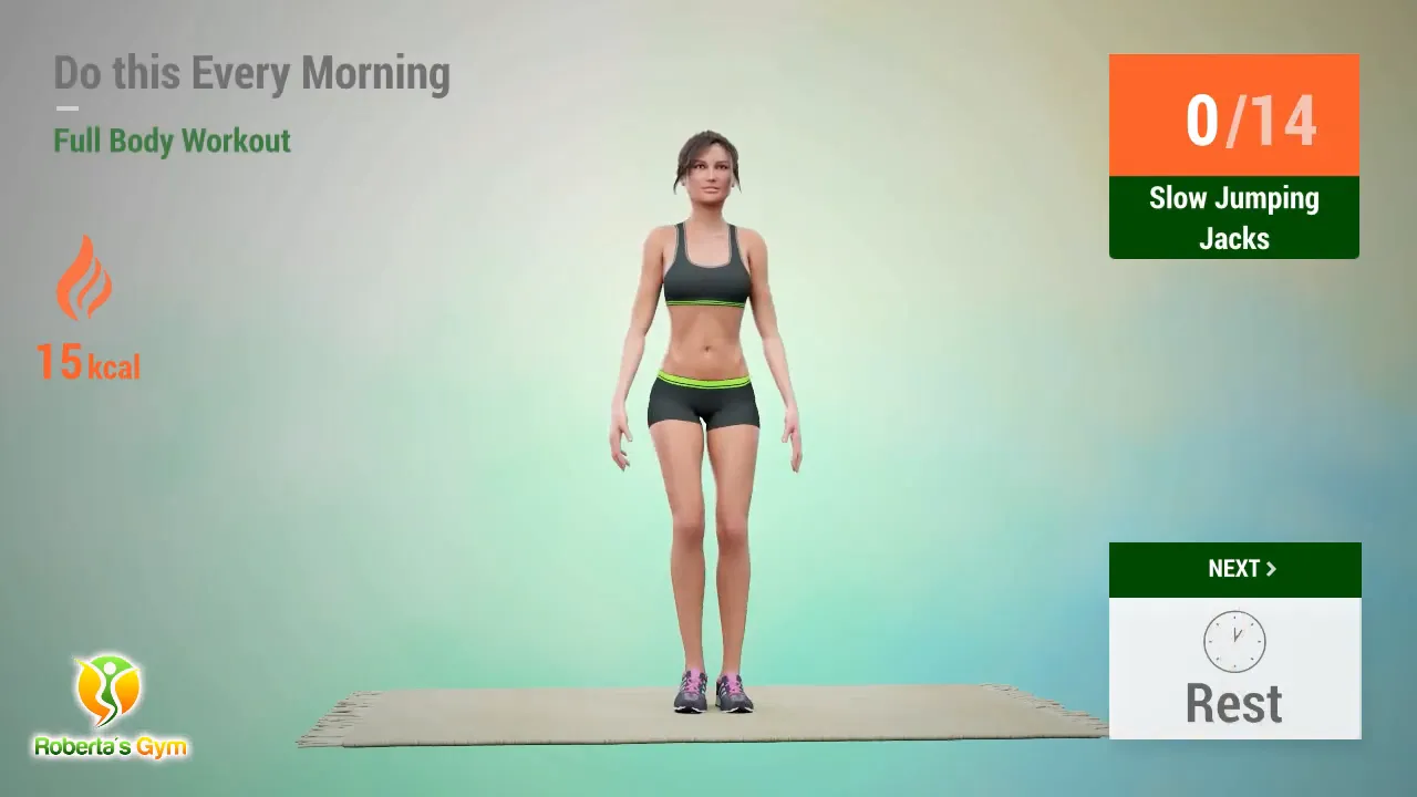 Do This Every Morning: Your Ultimate Morning Workout Routine 7 Slow Jumping Jacks Exercise
