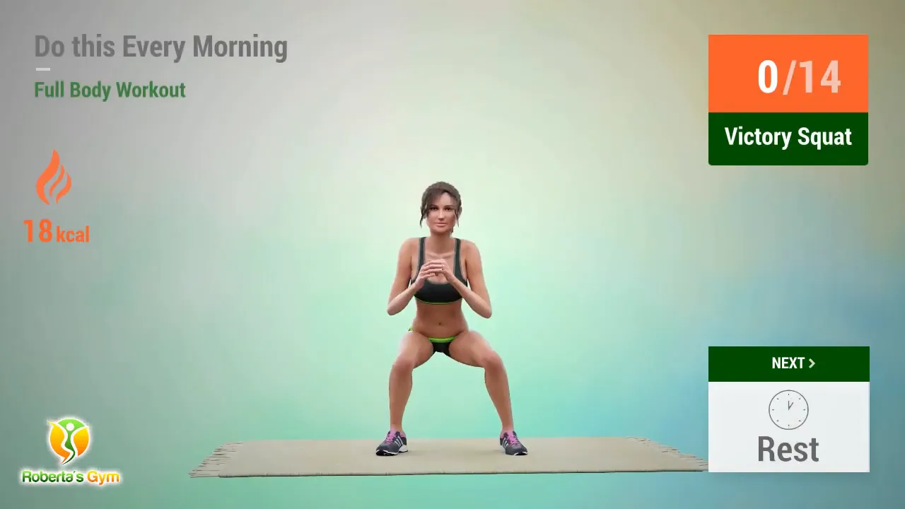 Do This Every Morning: Your Ultimate Morning Workout Routine 8 Victory Squat Exercise