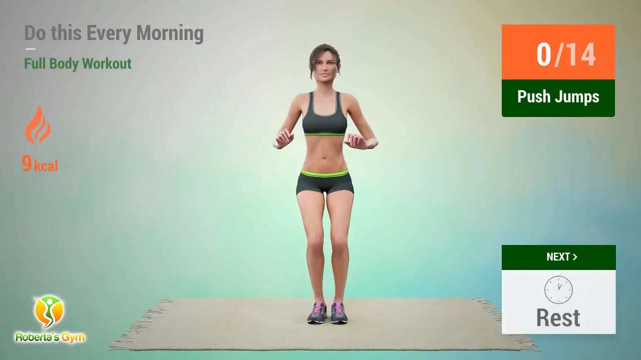 Do This Every Morning: Your Ultimate Morning Workout Routine 5 Push Jumps Exercise