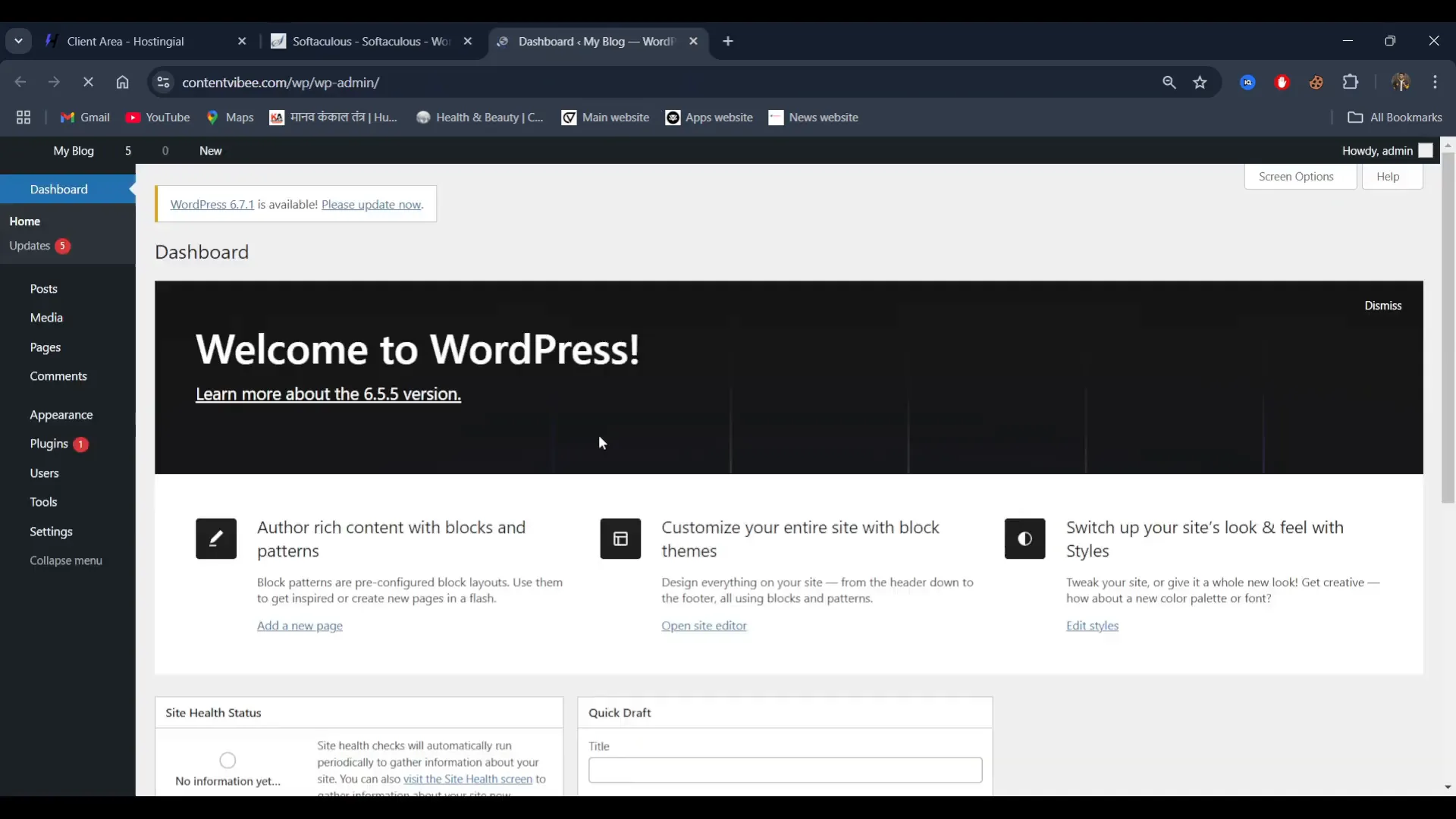 How to Install and Uninstall WordPress: A Comprehensive Guide 8 Logging into WordPress dashboard
