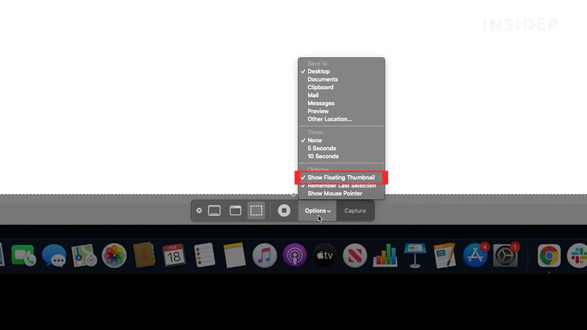 How to Screenshot on Mac: A Complete Guide 3 Floating thumbnail option