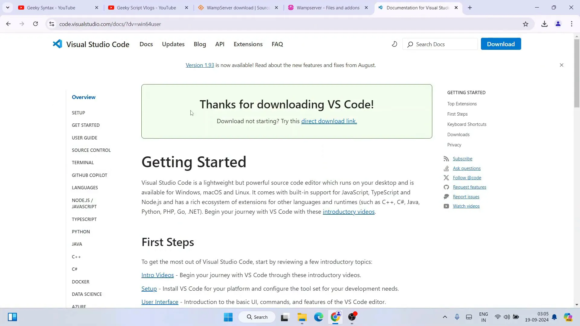 Install CodeIgniter on Windows: A Step-by-Step Guide 2 Downloading Visual Studio Code