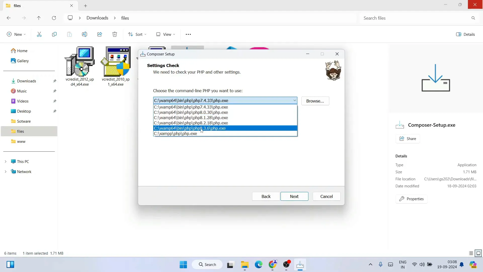 Install CodeIgniter on Windows: A Step-by-Step Guide 3 Installing Composer