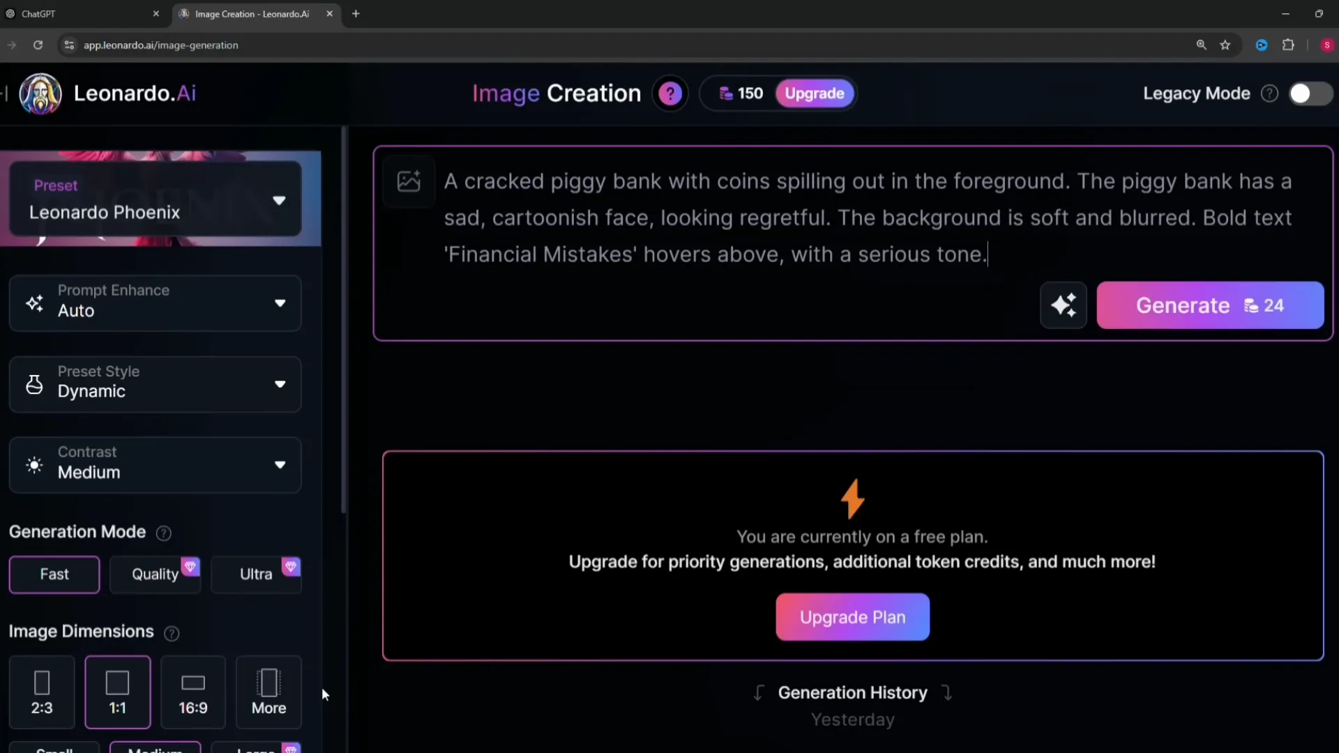 YouTube Automation with AI: Create Faceless Videos 8 Creating a thumbnail using AI