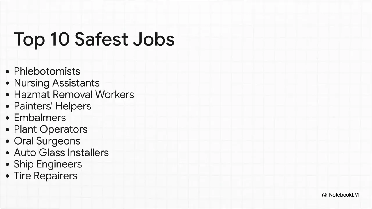 Jobs least impacted by AI such as phlebotomists and tire repairers